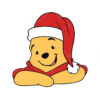 Pooh Santa Vector Winnie The Pooh Christmas-svg Cricut Vector