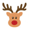 Reindeer Face Vector Christmas I Vector