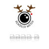 Reindeer Watch Cam Vector Christmas Vector