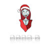 Sally Santa Vector Nightmare Before Christmas Sally Vector