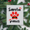 Santa Paws Vector Christmas File Cricut