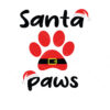 Santa Paws Vector Christmas File Cricut