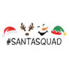 Santa Squad Christmas Vector