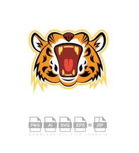 Tiger Cartoon Vector