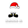 kids christmas Vector Santa Hat Vector Cut File Cricut Vector