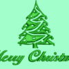 MERRY CHRISTMAS TREE EMBROIDERY DESIGN CHRISTMAS TREE EMBROIDERY DESIGN GREEN TREE EMBROIDERY DESIGN MACHINE EMBROIDERY FILE