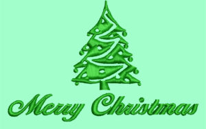 MERRY CHRISTMAS TREE EMBROIDERY DESIGN CHRISTMAS TREE EMBROIDERY DESIGN GREEN TREE EMBROIDERY DESIGN MACHINE EMBROIDERY FILE