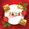 2024 Christmas Vector