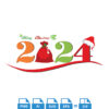 2024 Christmas Vector