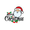 A Santa Claus With A Santa Hat Vector