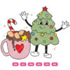 Cartoon Christmas Tree Cartoon Christmas Tree Cocoa Vector