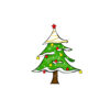 Celebration Christmas Tree Vector