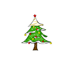 Celebration Christmas Tree Vector