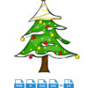 Celebration Christmas Tree Vector