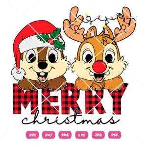 Chip And Dale Merry Christmas Chip And Dale Merry Christmas Vector