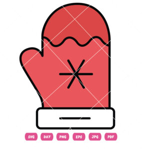 Christmas Gloves Vector