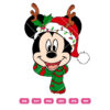 Christmas Mickey Mouse Merry Christmas Mickey Vector