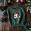 Christmas Mickey Mouse Merry Christmas Mickey Vector