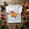 Christmas Santa Hat Fox Santa Hat Fox Vector