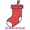Christmas Sock Vector