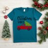 Christmas Vibes Vector Christmas Tree Truck Vector