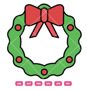 Christmas Wreath VectorV-22817