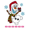 Cute Christmas Olaf Vector Christmas Olaf Vector