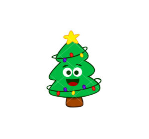 Cute Cristmas Tree Vector