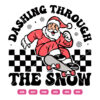 Dashing Through The Snow Vector Christmas Santa Dashing Through The Snow Vector