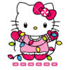 Hello Kitty Christmas Lights Vector Hello Kitty Christmas Vector