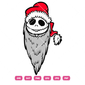 Jack Skellington Vector Santa Claus Vector Jack Santa Xmas Vector
