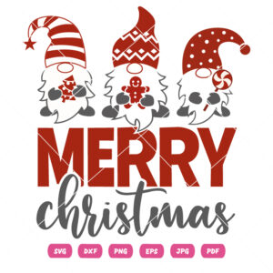 Merry Christmas Gnomes Vector Merry Christmas Gnomes Vector