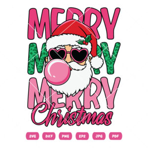 Merry Merry Merry Christmas Santa Christmas Santa Vector