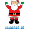 Santa Claus Cartoon Vector Design