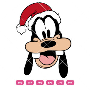 Santa Goofy Vector Santa Goofy Christmas Vector