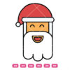 Santa Head Vector