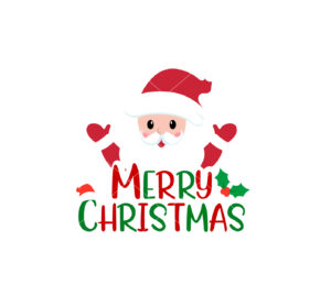 Santa Merry Christmas Design Vector