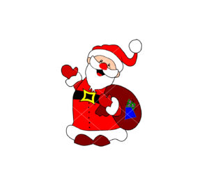 Santa’s Thank You for the Milk, Cookies and Treats Poem Vector