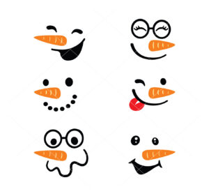 Smiley Face Santa Vector Christmas Vector