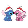 Stitch And Angel Christmas Vector Cut File Cricut Vector