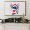 Stitch Santa Vector Christmas Vector Cut File Cricut Vector