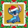 Stitch Santa Vector Stitch Vector Christmas Cricut Vector