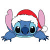 Stitch Santa Vector Stitch Vector Christmas Vector Out File Cricut Vector