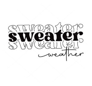 Sweater Weather Vector