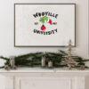 Whoville University Vector Christmas Vector