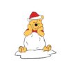 Winnie The Pooh Santa Pooh Christmas-svg Cricut Vector