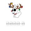 Zero Reindeer Vector Nightmare Before Christmas Vector Cut File Cricut Vector
