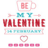 14 February Valentine Day Vector