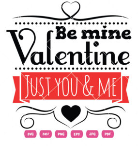 Be Mine Valentine Day Vector