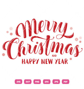 Beautiful Merry Christmas and Happy New Year Vector